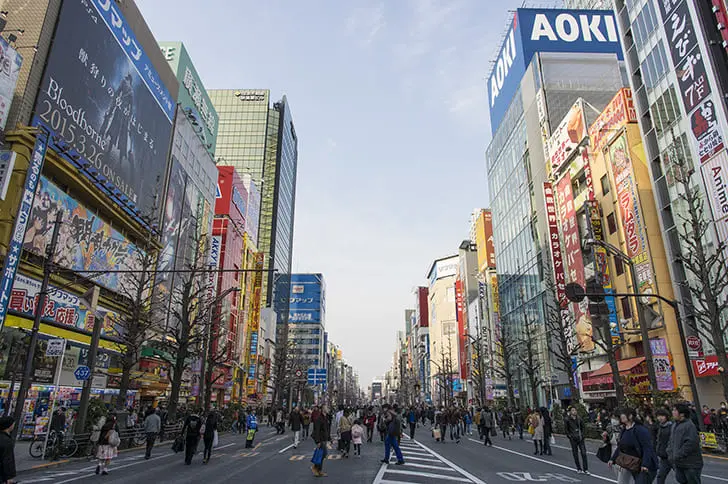 秋葉原の歩行者天国
