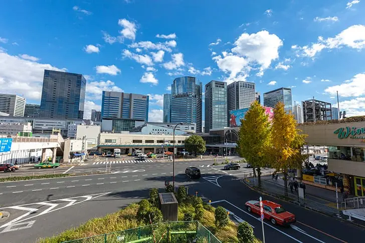 品川駅高輪口周辺