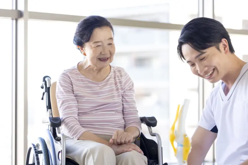 福祉施設で働く理学療法士