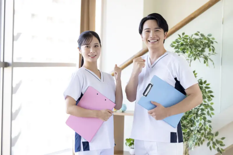 医療従事者の男女