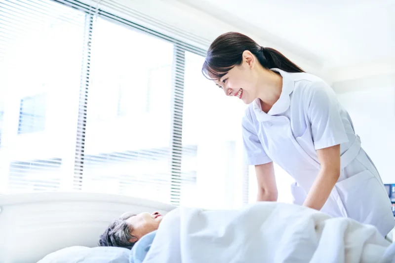 看護師と患者